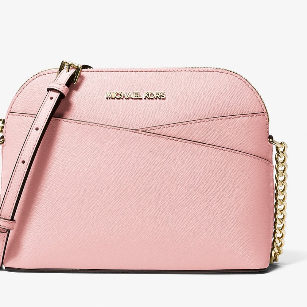 Michael Kors, jet set travel, medium dome, Crossbody bag, color powder, blush - Picture 1 of 7